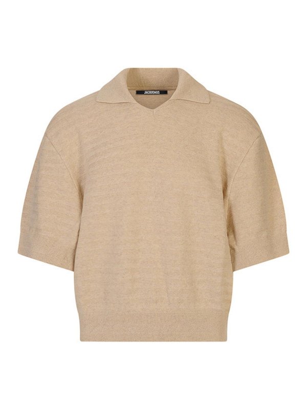 JACQUEMUS: Poloshirts - Poloshirt - Braun