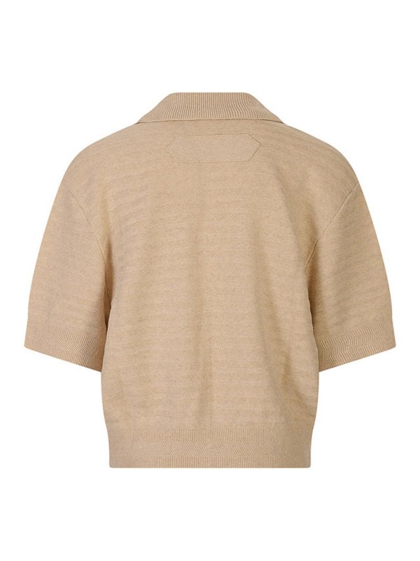 JACQUEMUS: Poloshirts online - Poloshirt - Braun