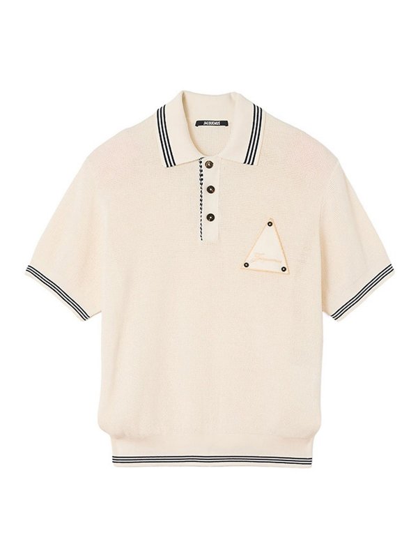 JACQUEMUS: Polos  - Polo - Blanc