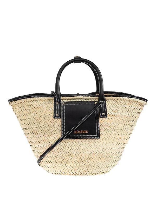 JACQUEMUS: Handtaschen - Shopper - Schwarz