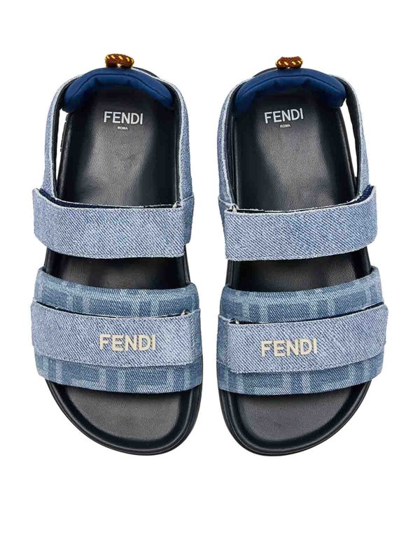 Fendi Jr: サンダル online - サンダル - ブルー