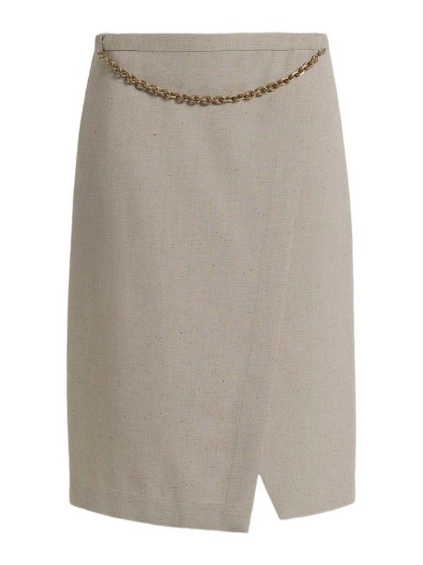 ALBERTA FERRETTI: Jupes midi et au genou - Jupe Midi - Vert
