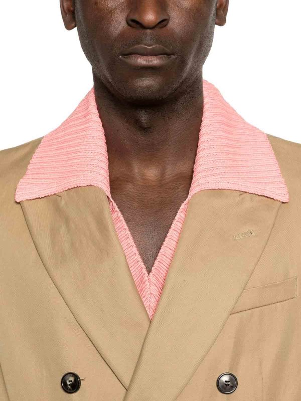 DRIES VAN NOTEN: blazers online - Oversized Double Breasted Blazer