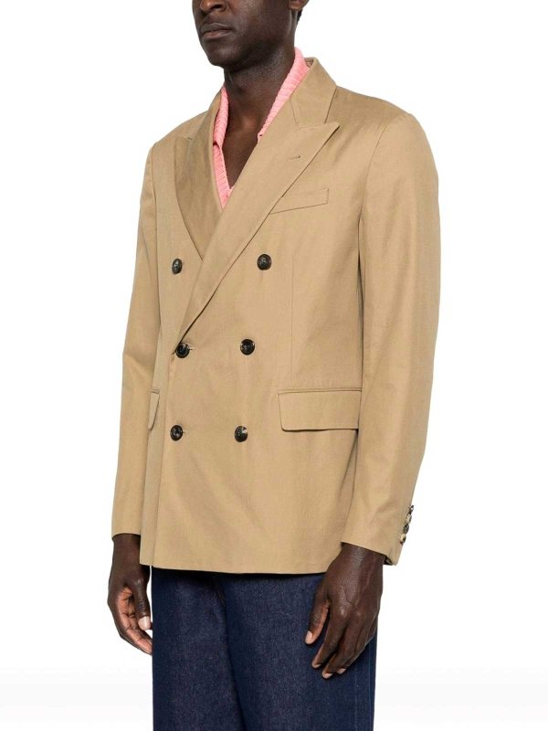 The Best Shops DRIES VAN NOTEN: blazers - Oversized Double Breasted Blazer