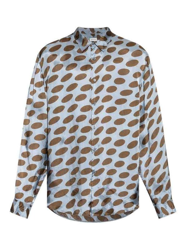 DRIES VAN NOTEN: Hemden - Hemd - Hellblau