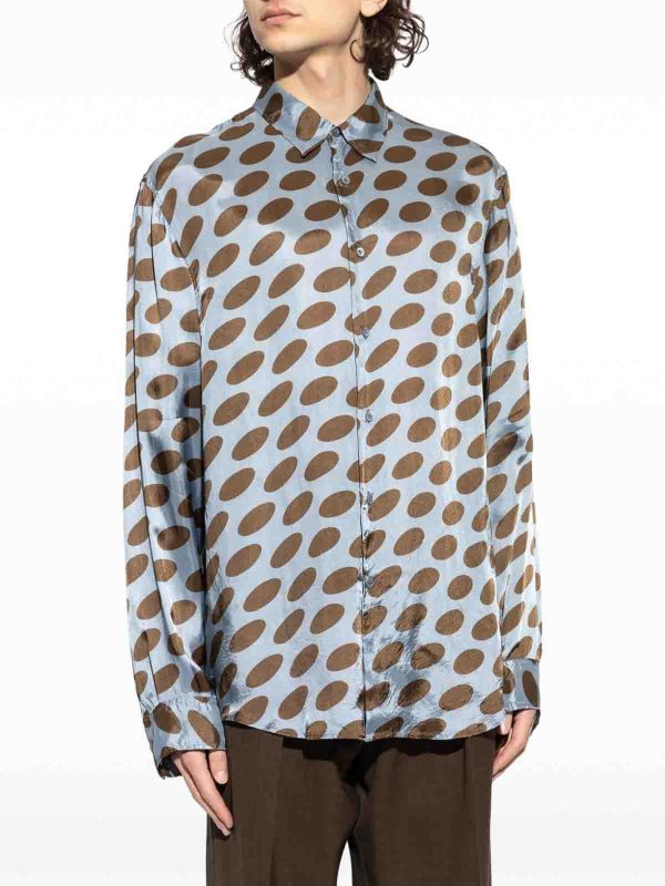 DRIES VAN NOTEN buy online Hemd - Hellblau