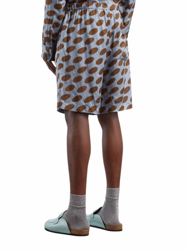 The Best Shops DRIES VAN NOTEN: Hosen Shorts - Shorts - Hellblau