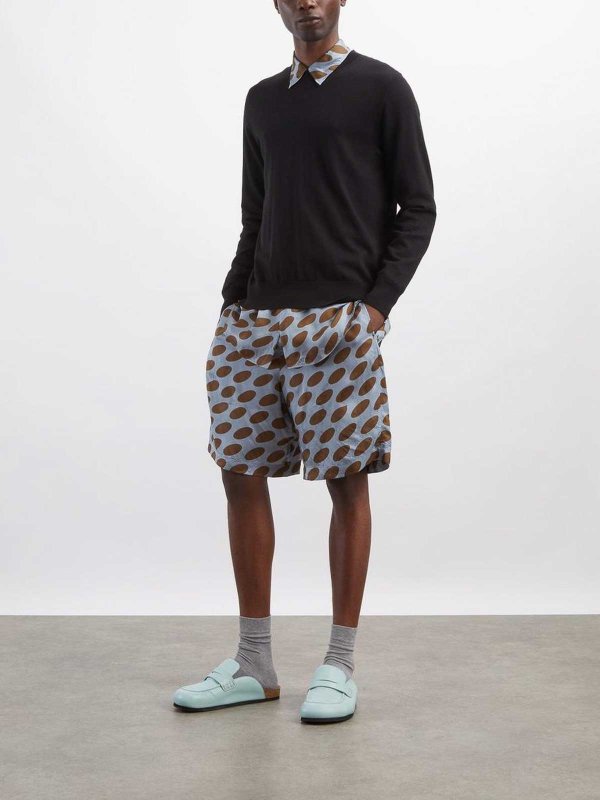 DRIES VAN NOTEN buy online Shorts - Hellblau