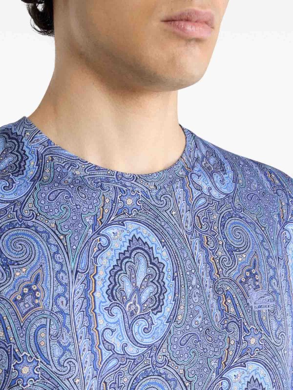 ETRO: Camisetas online - Camiseta - Azul