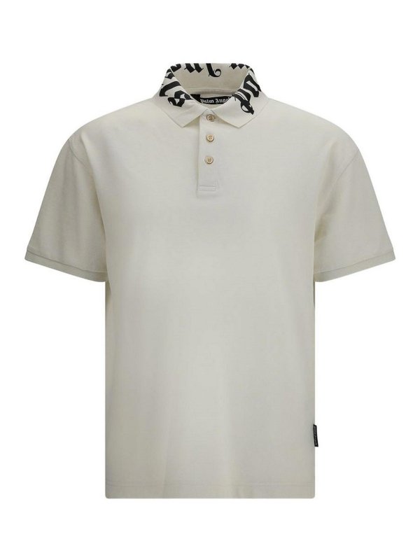 Palm Angels: Polos  - Polo - Blanc