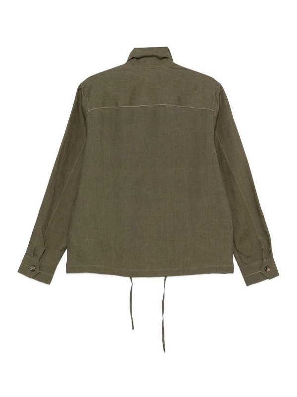 PAUL SMITH: shirts online - Linen Shirt Jacket