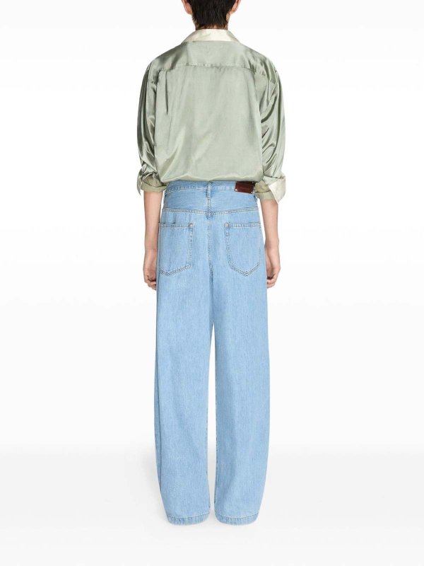 DRIES VAN NOTEN: ストレートジーンズ online - ストレートジーンズ - ライトブルー