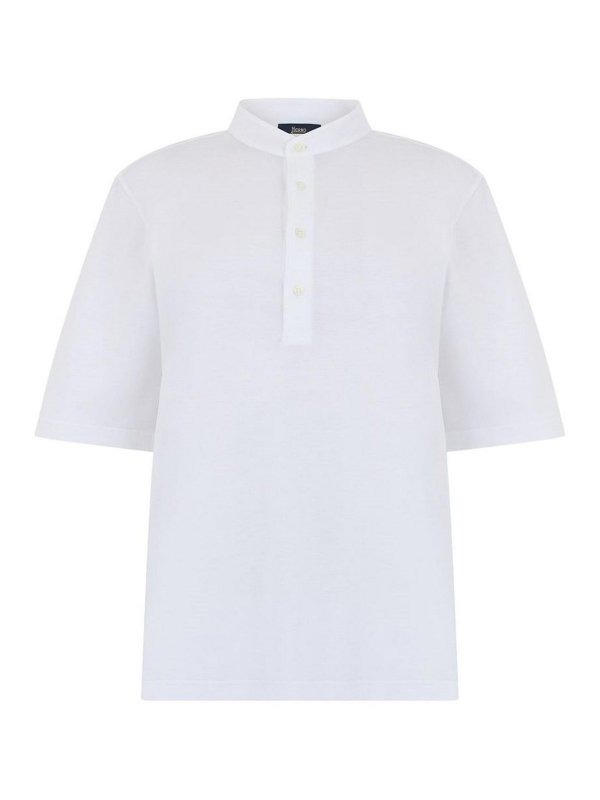 HERNO: Poloshirts - Poloshirt - Weiß