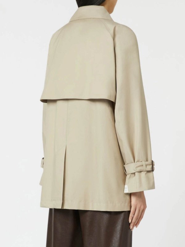 トレンチコート - ベージュ shop online: MAX MARA THE CUBE