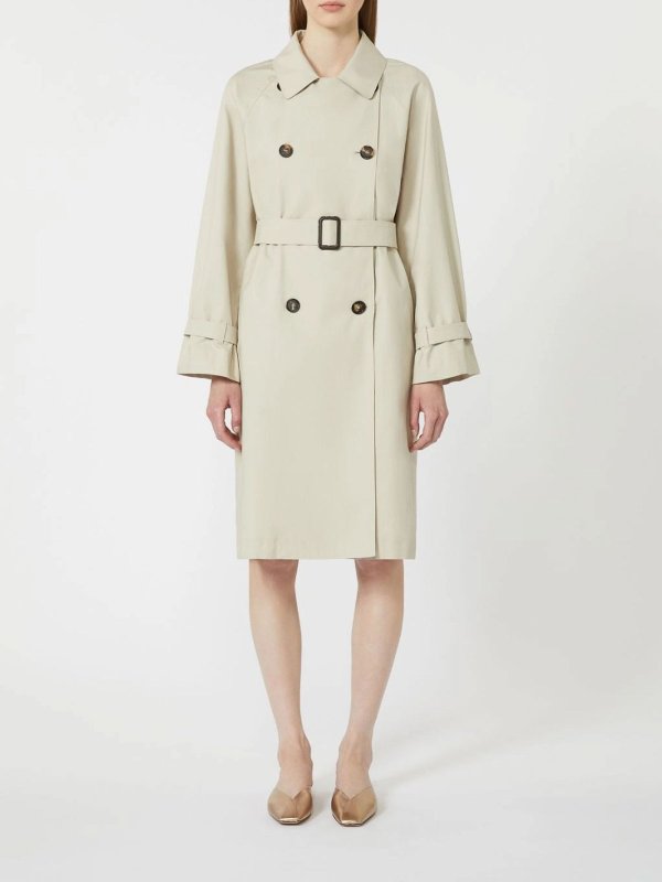 The Best Shops MAX MARA THE CUBE: Trenchcoats - Trenchcoat - Beige