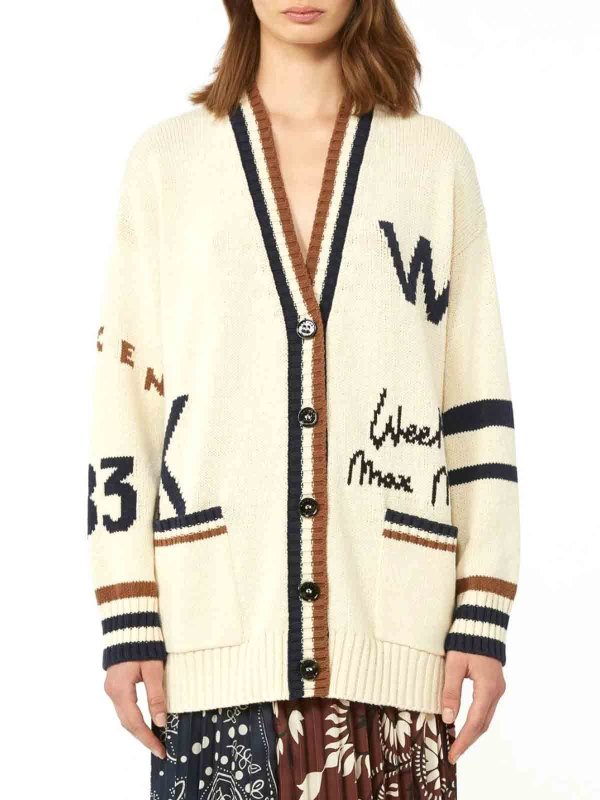 WEEKEND MAX MARA: カーディガン online - カーディガン - クリーム