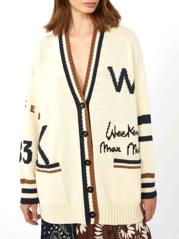 カーディガン - クリーム shop online: WEEKEND MAX MARA