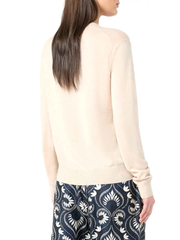 Rundhalspullover - Hellbeige shop online: WEEKEND MAX MARA