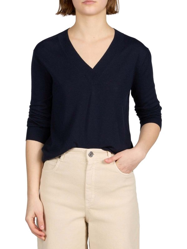 WEEKEND MAX MARA: クルーネック online - クルーネック - ブルー