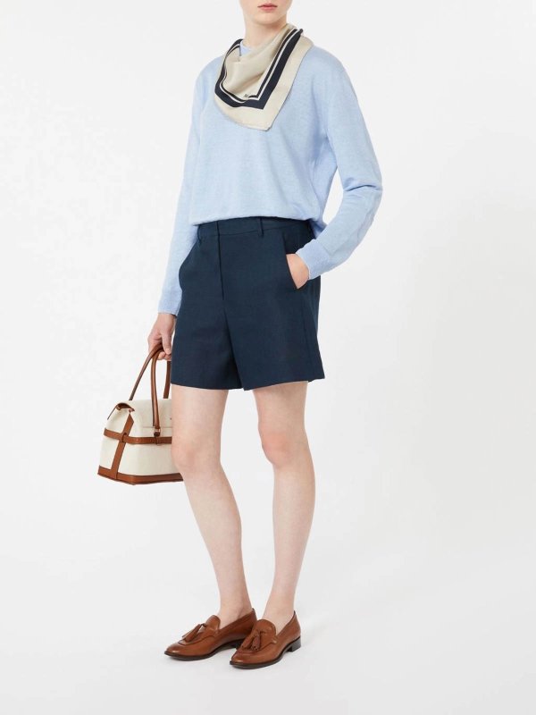S MAX MARA: クルーネック online - クルーネック - ライトブルー