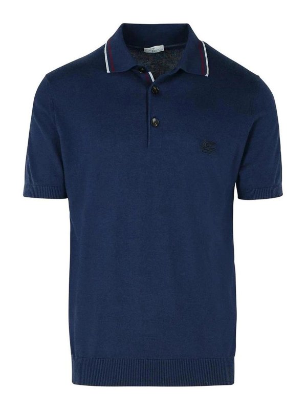 ETRO: Poloshirts - Poloshirt - Blau