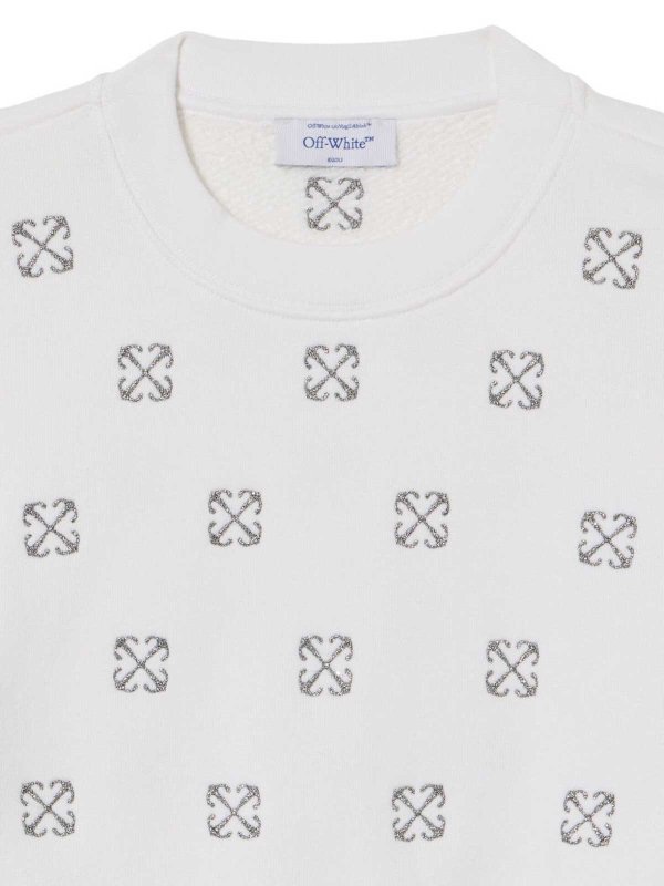 The Best Shops OFF-WHITE: スウェット＆セーター - スウェットシャツ/セーター - 白
