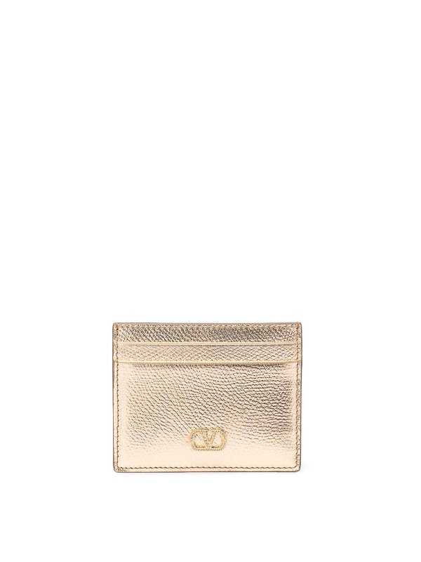 VALENTINO GARAVANI: Portemonnaies und Geldbörsen - Portemonnaie - Gold