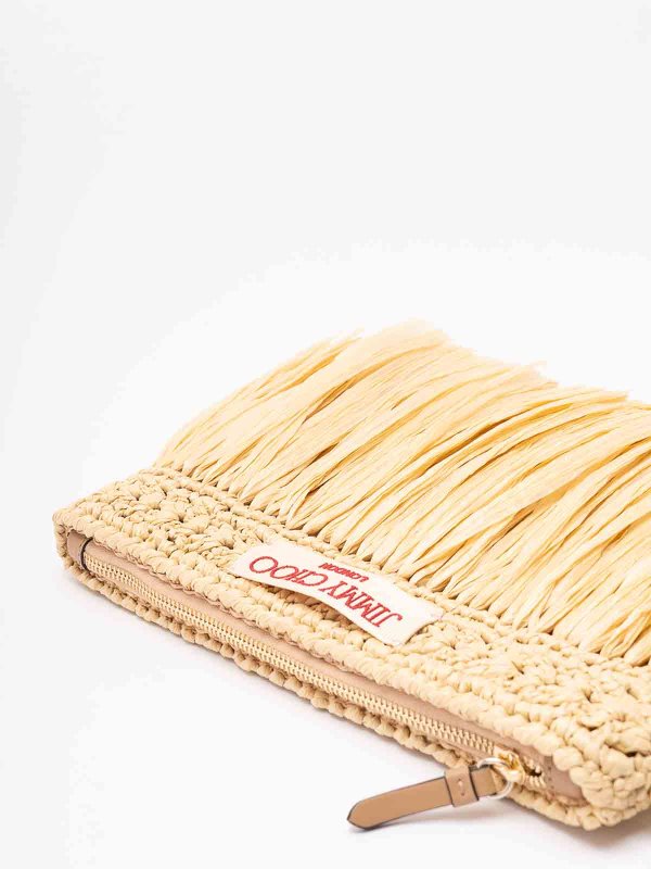 クラッチバッグ - 金 shop online: JIMMY CHOO