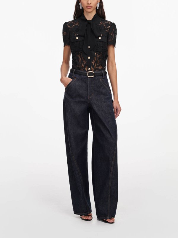 Self Portrait: Tops und Tank Tops online - Top - Schwarz