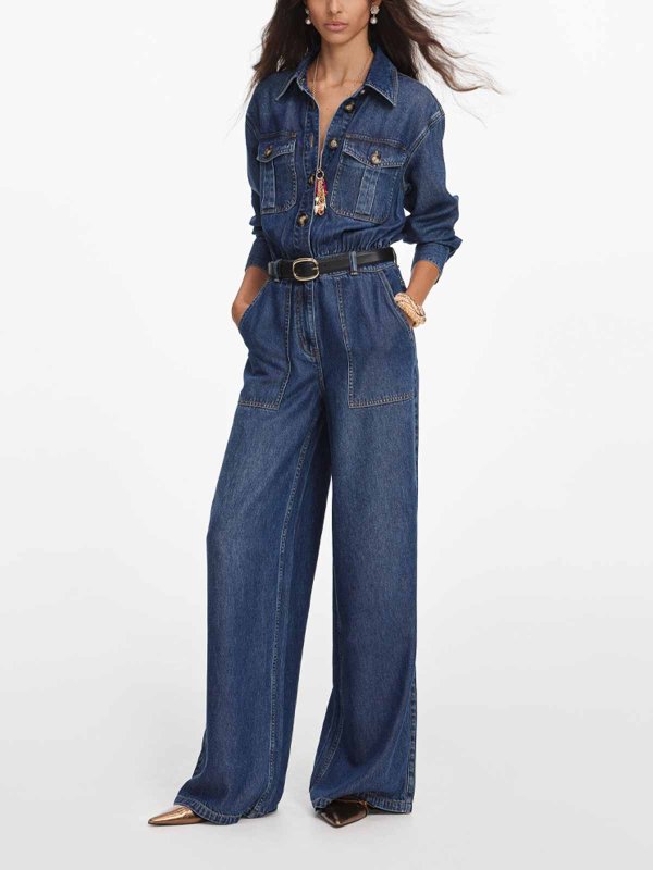 The Best Shops Self Portrait: Jumpsuits - Jumpsuit - Blau