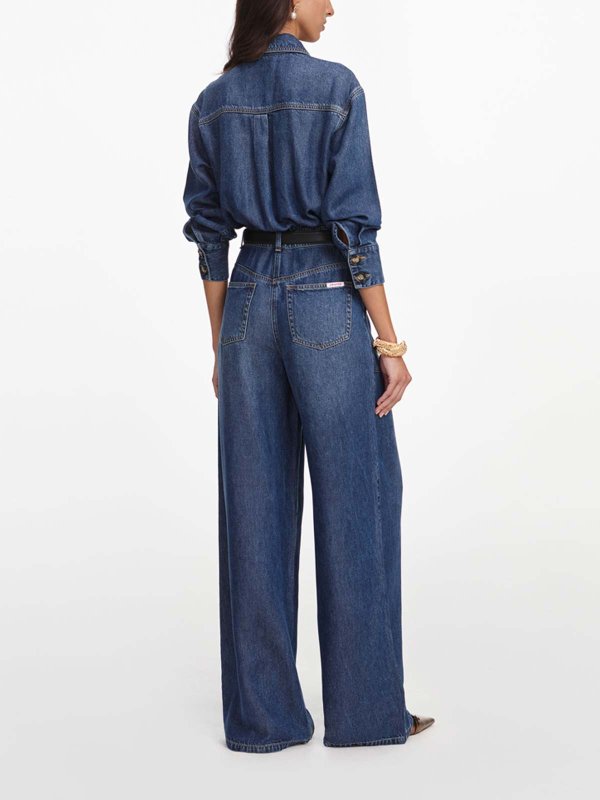 Jumpsuit - Blau shop online: Self Portrait
