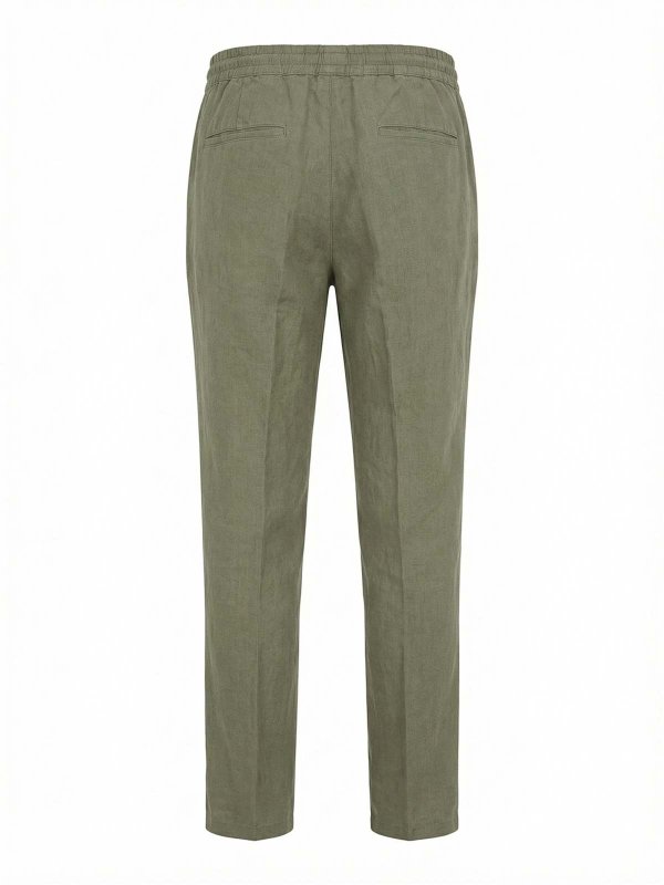 120% LINO: casual trousers online - Drawsting pants