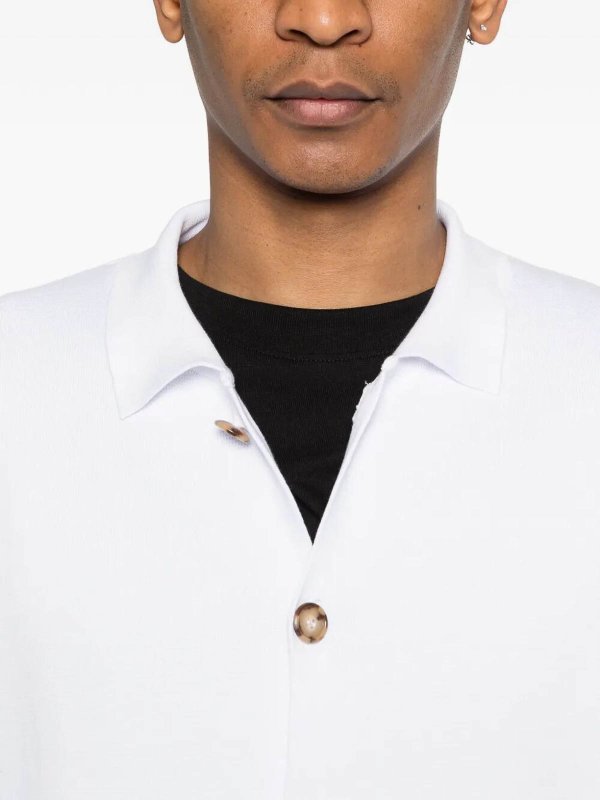 カーディガン - 白 shop online: BARBA NAPOLI