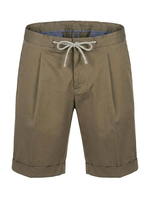 BARBA NAPOLI: トラウザーショーツ - ショートパンツ - ライトブラウン
