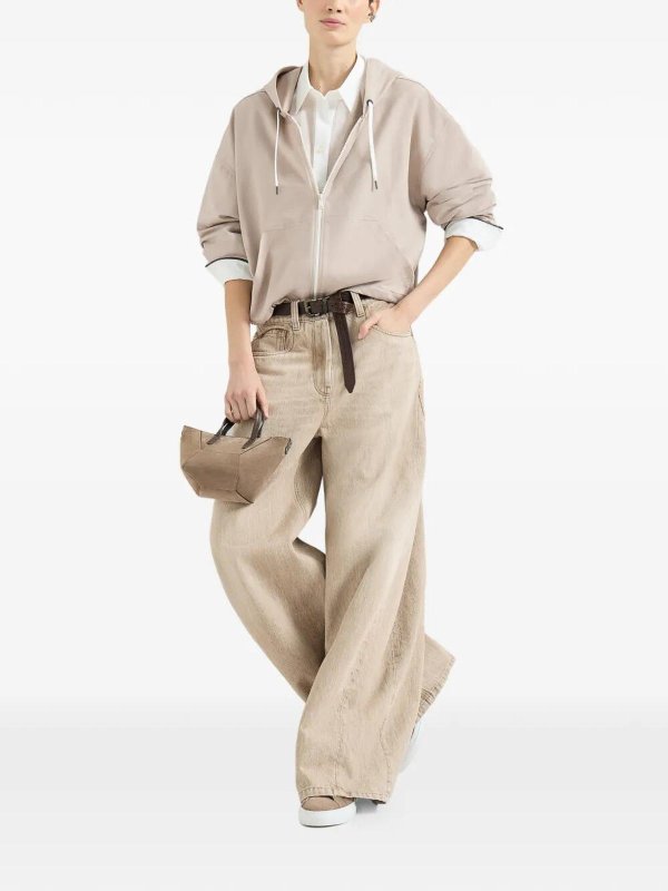 BRUNELLO CUCINELLI: Sudaderas y suéteres online - Sudadera - Marrón