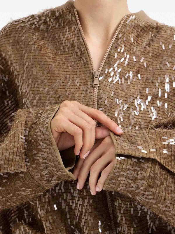 BRUNELLO CUCINELLI buy online カーディガン - ベージュ