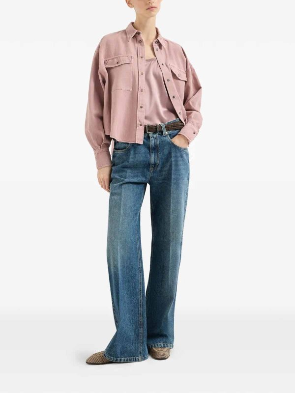 BRUNELLO CUCINELLI: Jeans Rectos online - Vaqueros Rectos - Azul