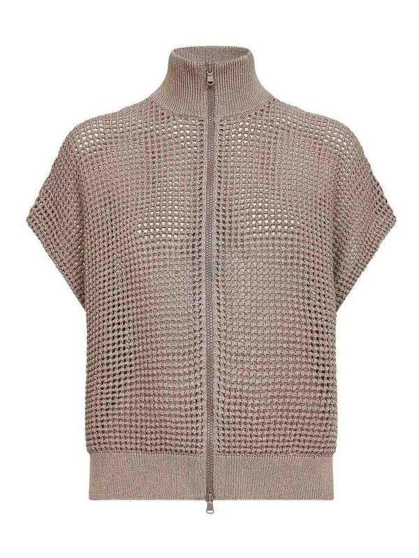 BRUNELLO CUCINELLI: Cardigans - Cardigan - Beige