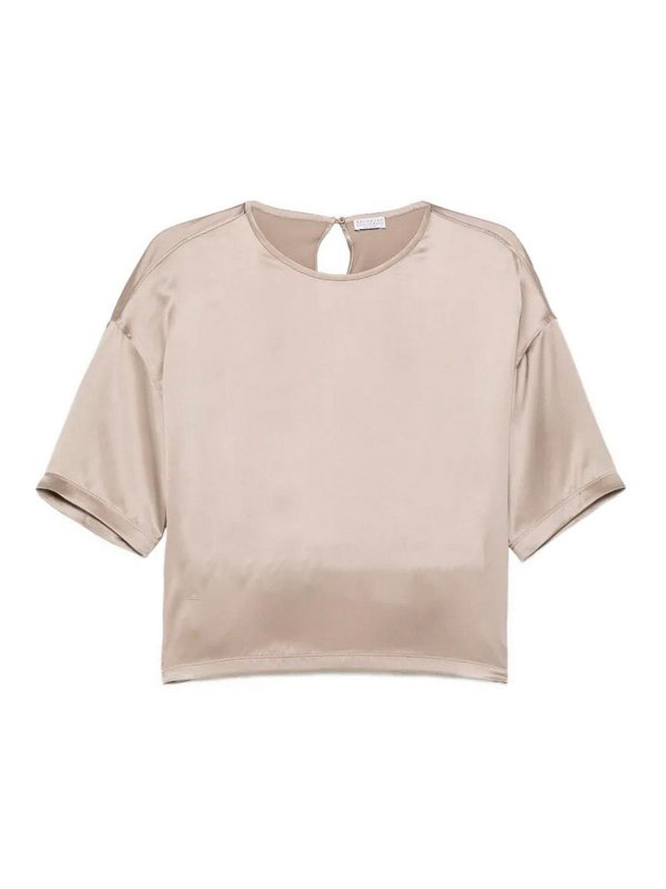 BRUNELLO CUCINELLI: Blusen - Bluse - Camel