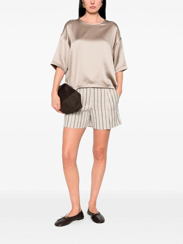 BRUNELLO CUCINELLI: Blusen online - Bluse - Camel
