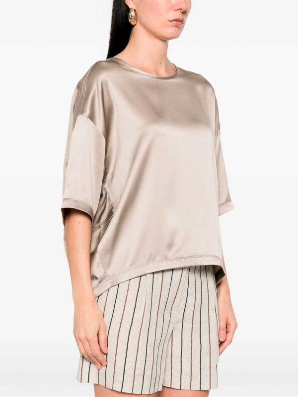 The Best Shops BRUNELLO CUCINELLI: Blusen - Bluse - Camel