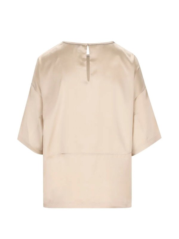 BRUNELLO CUCINELLI: Blusen online - Bluse - Beige