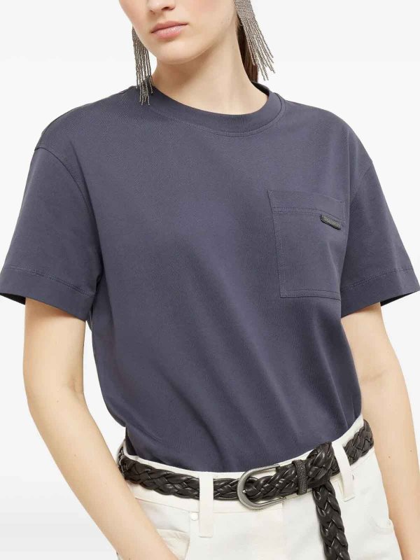 BRUNELLO CUCINELLI buy online T-Shirt - Blau