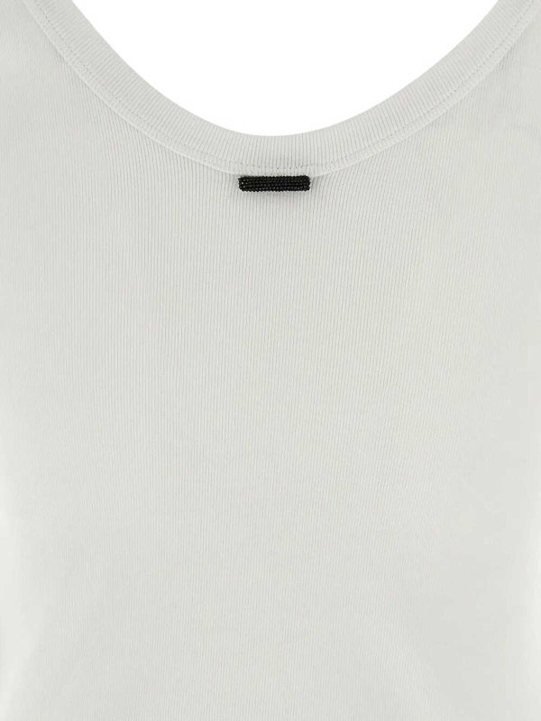 The Best Shops BRUNELLO CUCINELLI: T-shirts - T-Shirt - Weiß