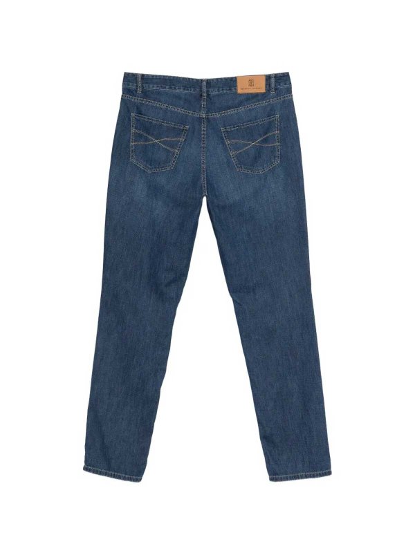 BRUNELLO CUCINELLI: straight leg jeans online - Denim pants