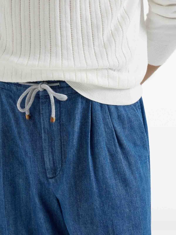 The Best Shops BRUNELLO CUCINELLI: ストレートジーンズ - ストレートジーンズ - ミディアムウォッシュ