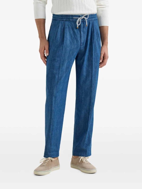 BRUNELLO CUCINELLI buy online ストレートジーンズ - ミディアムウォッシュ