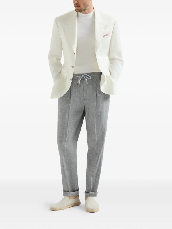 BRUNELLO CUCINELLI: Casual Hosen online - Casual Hose - Grau