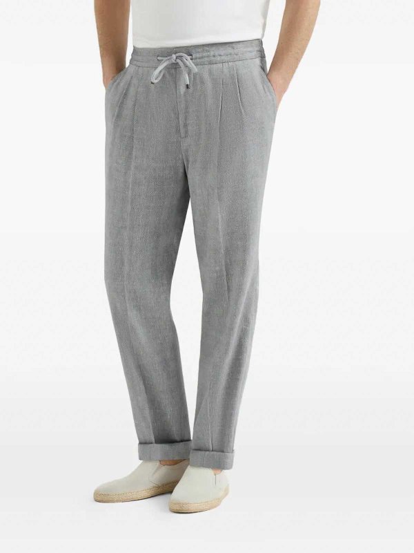 The Best Shops BRUNELLO CUCINELLI: Casual Hosen - Casual Hose - Grau