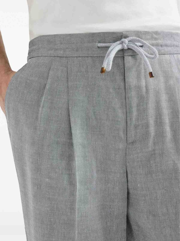 Casual Hose - Grau shop online: BRUNELLO CUCINELLI
